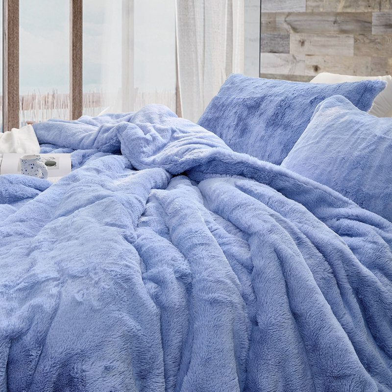  Coma Inducer Chunky Bunny Homie Oversized Comforter Set, Blue, King Comforter + 2 King Shams