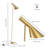 Soila 51.2'' Gold Novelty Floor Lamp