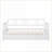 Twin Size Pine Wood Daybed with Trundle – No Box Spring Needed, White, Perfect for Small Spaces-980500231-980500230