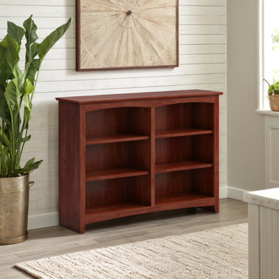 Malani 36" H Solid Wood Classic Bookcase