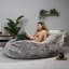 Faux Fur Giant Bean Bag Chair-34474897