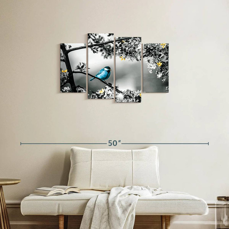 Brampt Blue Tit Pop, 22" H x 36" W