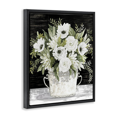 «White Flowers Country Tin» par Cindy Jacobs