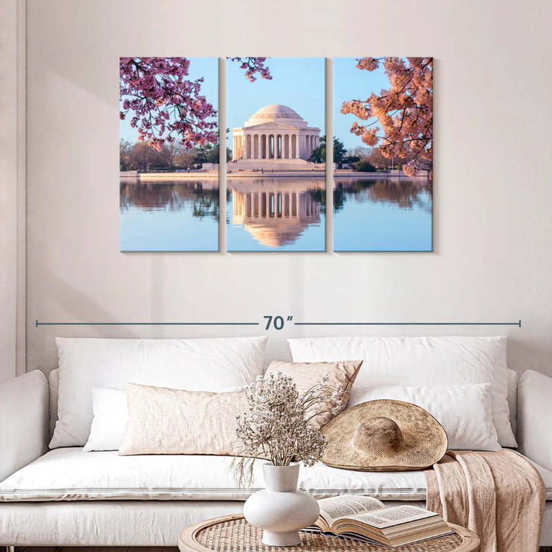 Jefferson Shrine Reflection, 28" H x 45" W