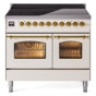 Antique White/Brass