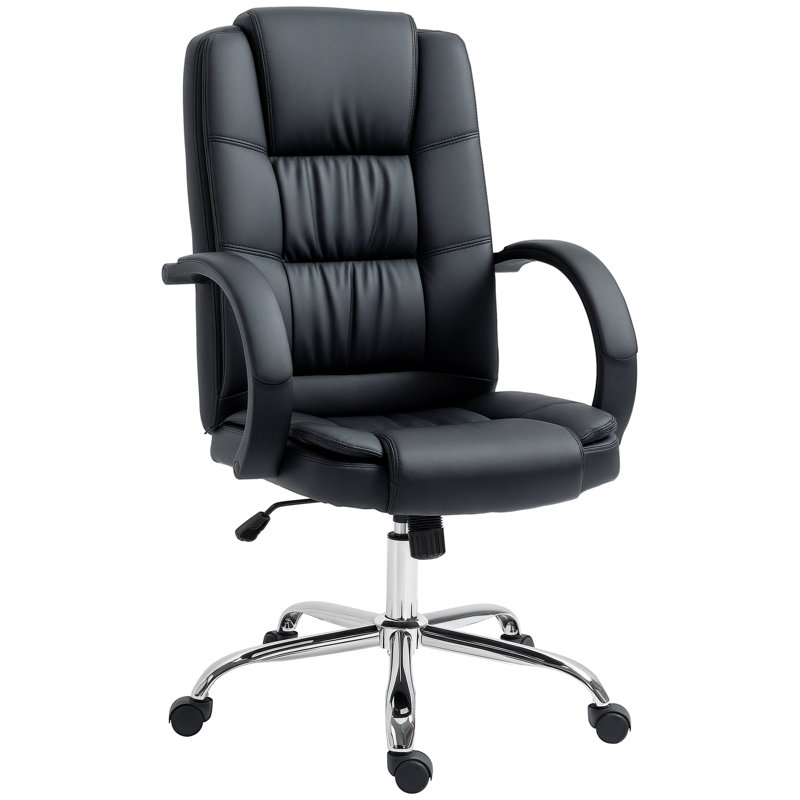 Polyester Blend Executive Chair, Black