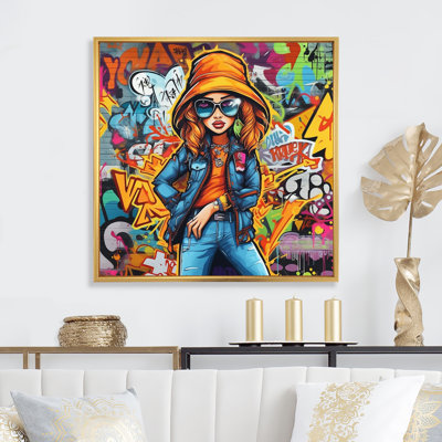 " Graffiti Woman "