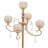 33.8'' H Metal Tabletop Candelabra-2136888711