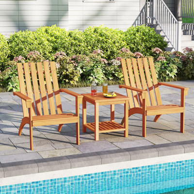 Parkerville Acacia Outdoor Adirondack Chair
