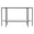 Wilkins 49.5 in. W Elongated Marble and Iron 2-Tier Console Table