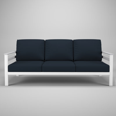 Townsend Metal Outdoor Sofa With Sunbrella Cushion