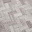 Carrelage mosaïque auto-adhésif en pierre naturelle 12 po x 12 po Herringbones-44691813