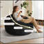 Fauteuil à billes ergonomique ultra-confortable avec rembourrage intérieur haute élasticité réglable et housse amovible lavable