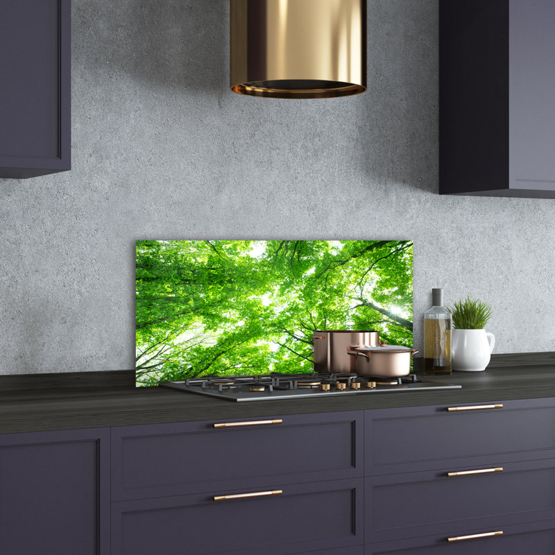 Lorola 50cm W x 100cm L Glass Peel and Stick Panel