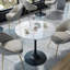 Cleofus Round Metal Base Dining Table-2074318863-2066672971-2073071904