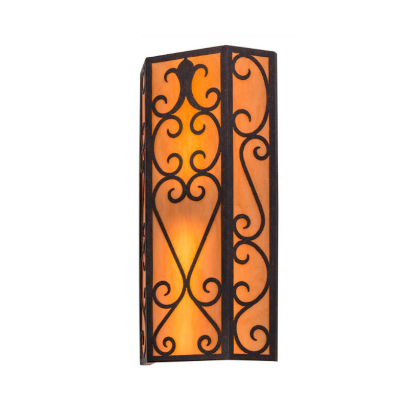 Plafonnier encastré 2 lumières Mia, Antiquité de qualité supérieure, Faux albâtre