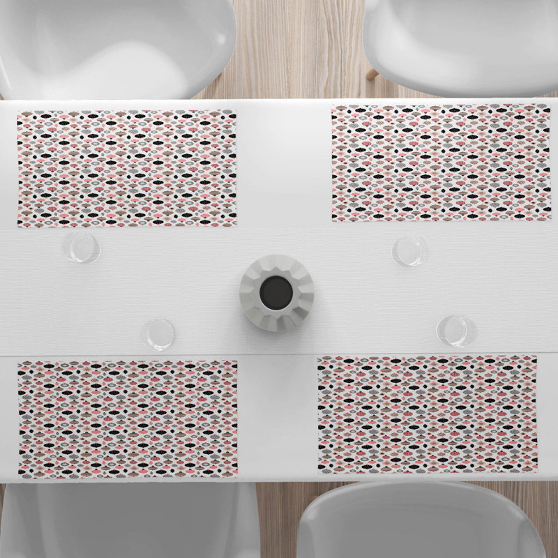 Polyester Abstract Rectangle Placemat