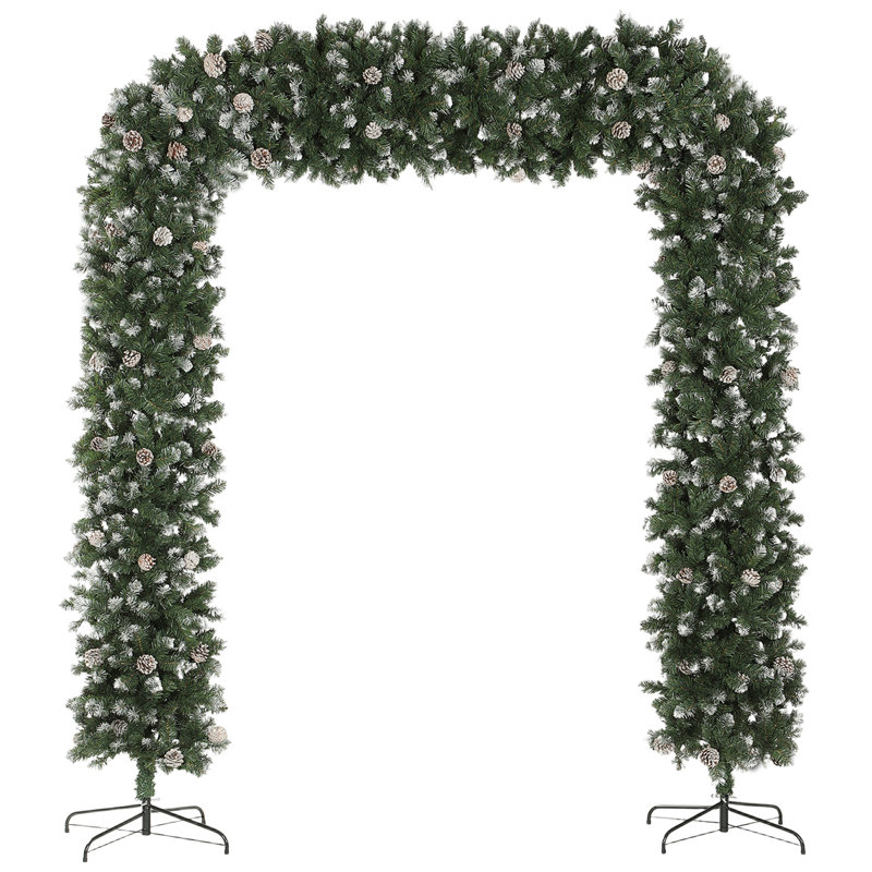 250cm H Artificial Pine Christmas Tree, 250cm H x 220cm W x 23.6cm D