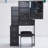 29.2" Small Space Left Bedside Cabinet Vanity Table + Cushioned Stool,Extra Large Right Sliding Mirror,Multi Layer High Capacity Storage,Practical Fashionable Dresser,Suitable for Small Space-236295650