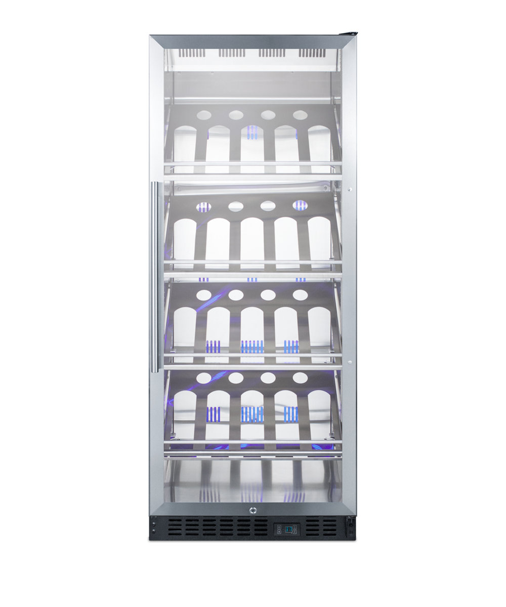 Summit Appliance Single Zone 23.63'' Freestanding 25 Bottle Wine Refrigerator | Fridge.com