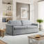 Carolena 90.9'' Queen Slipcovered Rolled Arm Convertible Sofa Sleeper
