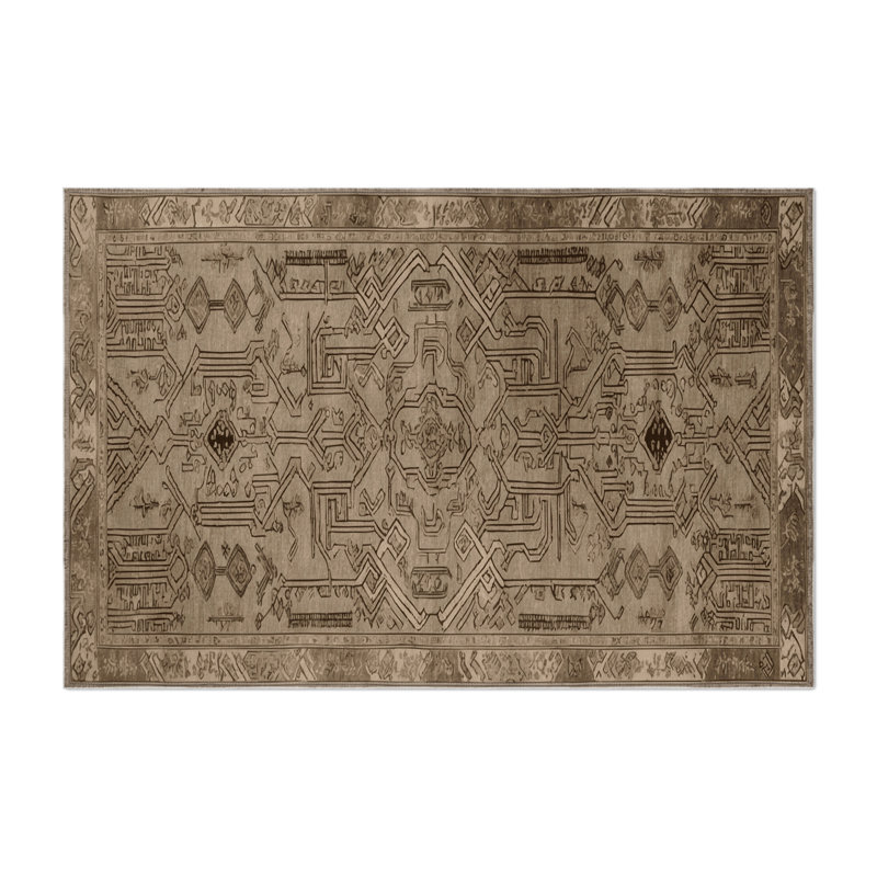 Tapis intérieur et extérieur ArtDeco, Rectangle 9 pi x 12 pi