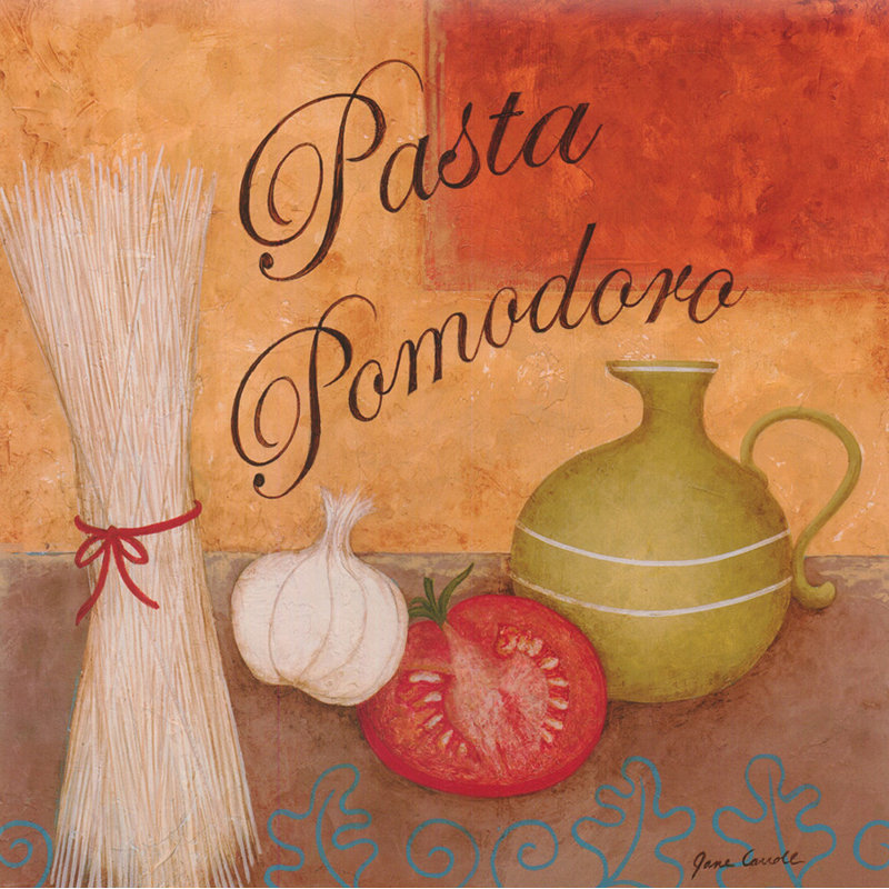 Pasta Pomodoro, 36" H x 36" W