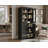 Vereniz Palace Imports 100% Solid Wood 6-Shelf Bookcase, Raised Panel & Clear Glass Doors, Adjustable Shelves, 32" Wide, 71.5" Tall-1653714279