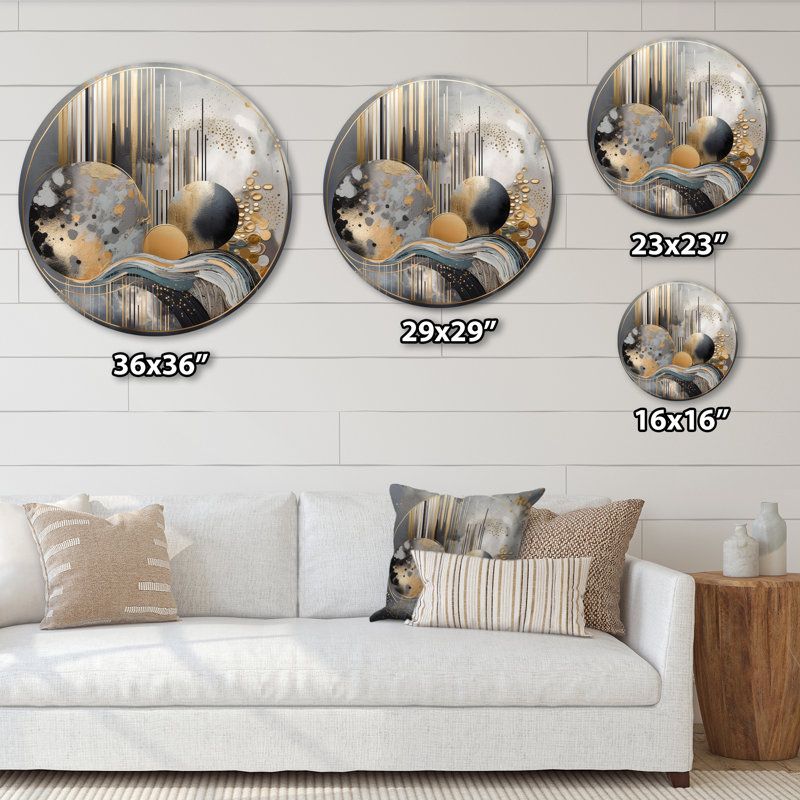 Doux couleurs marbrées abstraites I - Décoration murale abstraite en métal marbré, H 23 po x l 23 po x P 1 po