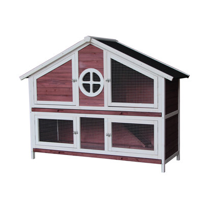 Cage à lapin avec rampe Silverstri