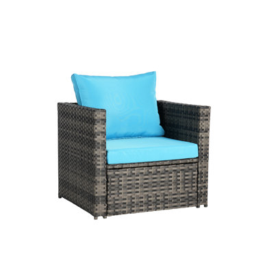 Outdoor Patio Furniture : 2 Person Seating Group With Chair And , Load 360 Lbs, Cushion, Weather Frame, Water American Design, Complete For Spaces: Seating, Lbs Load, Cushions, , Traditional