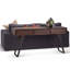 Console - canapé gris anthracite vieilli-1883528893