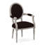 Chaise avec accoudoirs en tissu Dauphin-71069644-71069656