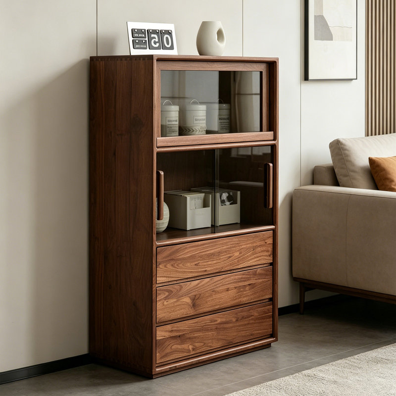 Armoire d'appoint simple au sol, H 48,82 po x l 25,59 po x P 15,75 po