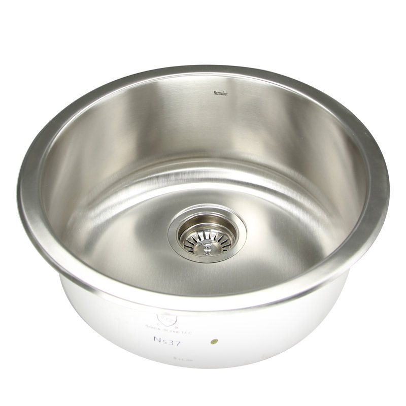 Sconset 18.25'' L Single Bowl Stainless Steel Kitchen Sink