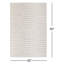 Tissé à la main édité et recyclé Edita P.E.T. Tapis argent clair / frêne-267521640