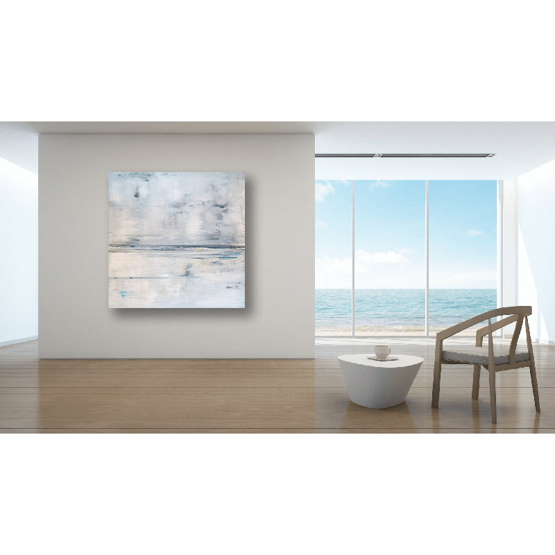 Low Tide - Artist Enhanced Canvas Print, 30" H x 30" W x 1.5" D, Unframed