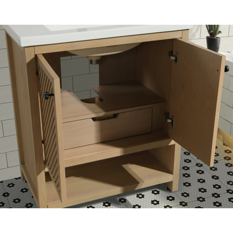 Meuble-lavabo simple avec plateau 30 po Selena