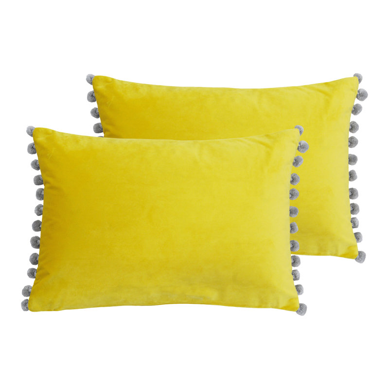 Cushion, Yellow/Silver