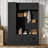 79'' Tall Modern Hall Tree with Shoe Storage, 4-in-1 Entryway Bench with 6 Cabinets, 4 Coat Hooks & Adjustable Shelf for Hallway, Living Room