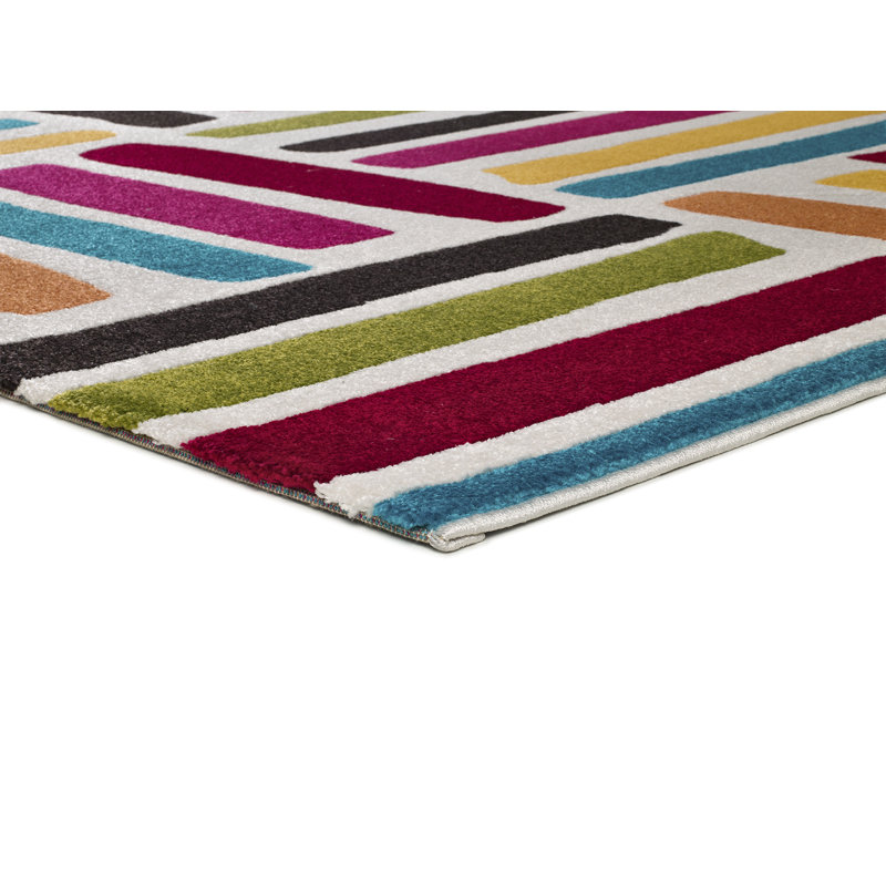 Omorodion Geometric Machine Woven / Power Loomed Area Rug, Rectangle 160 x 230cm