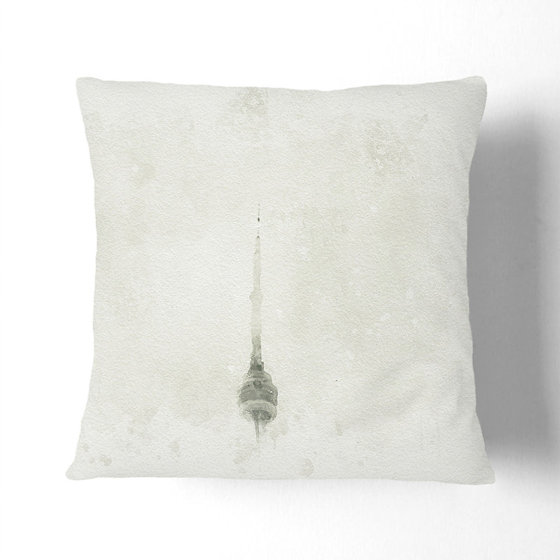 Square Throw Cushion, 40cm H x 40cm W x 15cm D