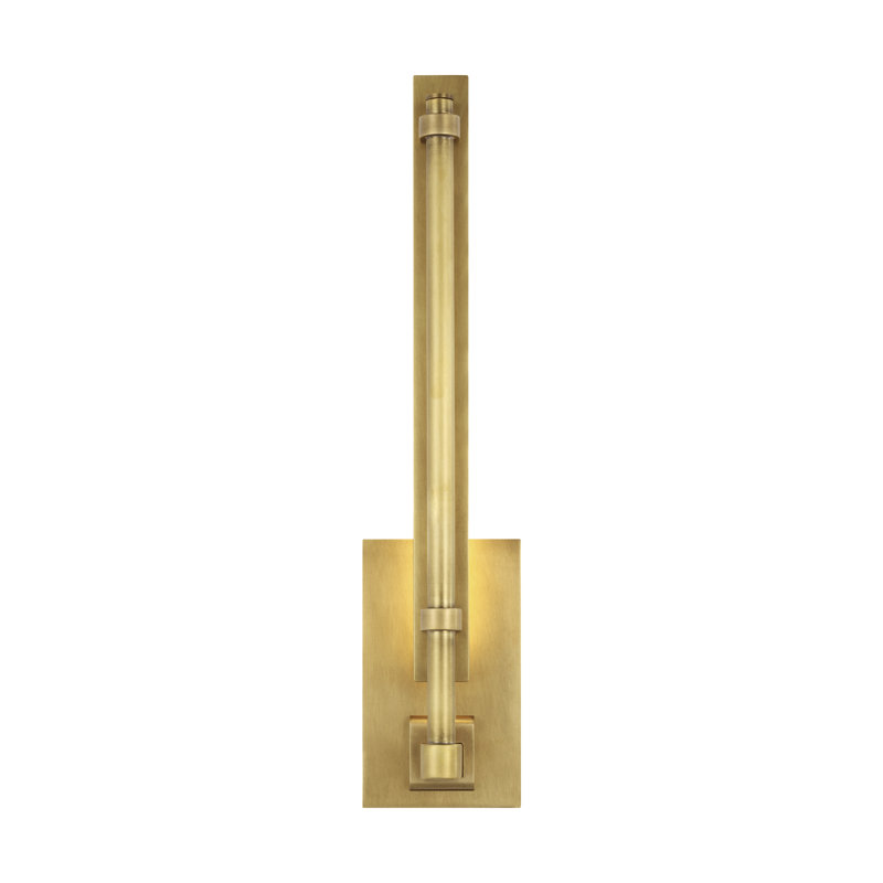 Kal 1 - Light LED Bath Sconce, Natural Brass