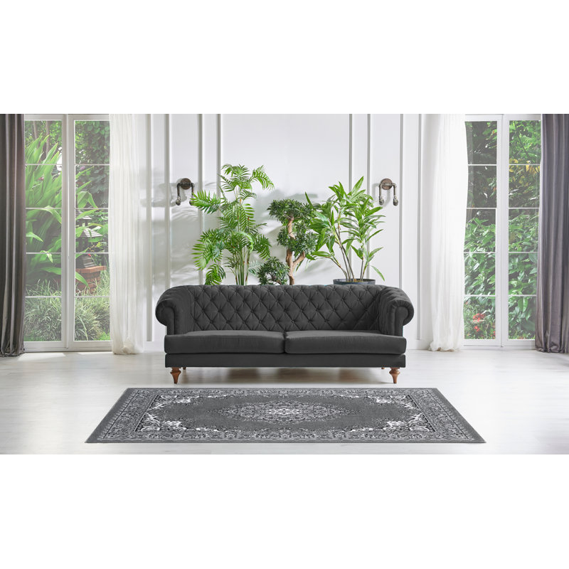 Iyanna Rectangle Paisley Flatweave Area Rug, Rectangle 200 x 290cm