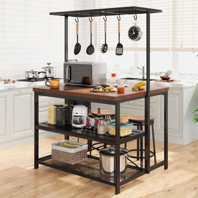 106.7 cm W Kitchen Island with Top