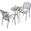 2 - Person Patio Dining Set with Round Table , Cushions Included