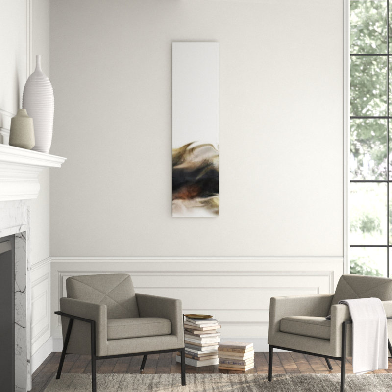 Fluid Lining I Painting by Guseul Park, 60" H x 16" W, Plexi