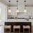 Gladi 1-Light Modern Dimmable Single Globe Pendant Light with Opal Glass Shade-1409010205-1349329830