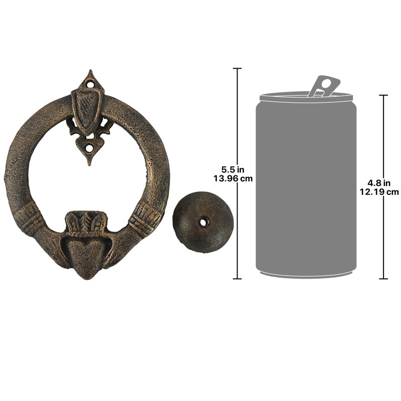Porte-claddagh de porte de fonderie Authentic