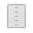 Soulmarie Elegant White Chest for Bedroom-1351380446